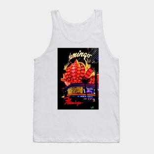 Flamingo Las Vegas Hotel Neon Signs America Tank Top